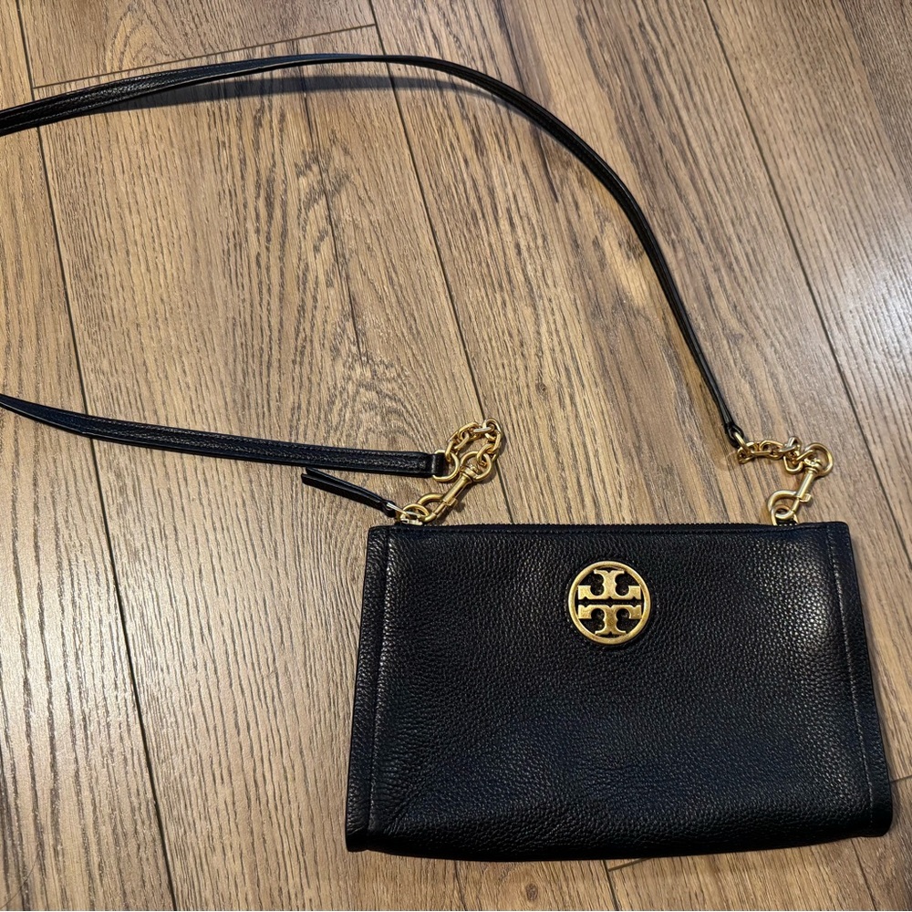 Tory Burch Black Leather Crossbody Bag